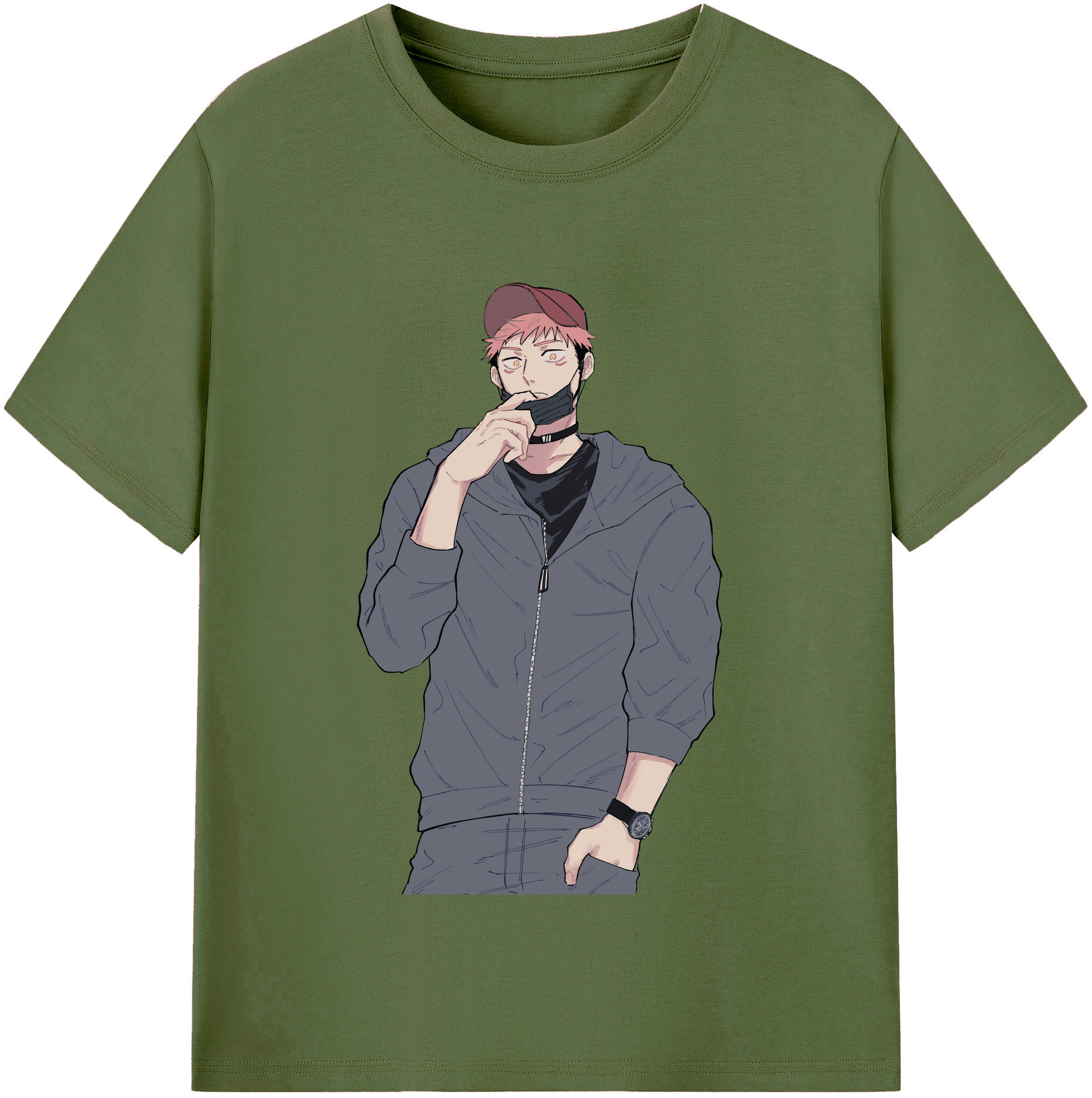 （画像用） 呪術廻戦 Jujutsu Kaisen 綿100％半袖Tシャツ（フロントプリント）